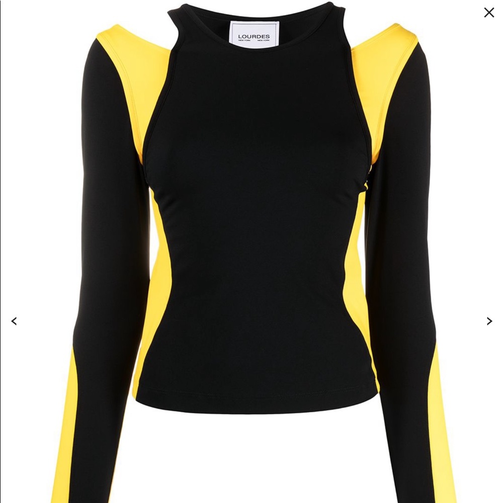 Lourdes long-sleeve T-shirt
layered cut-out
